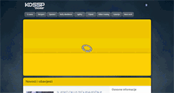 Desktop Screenshot of kossp.hr